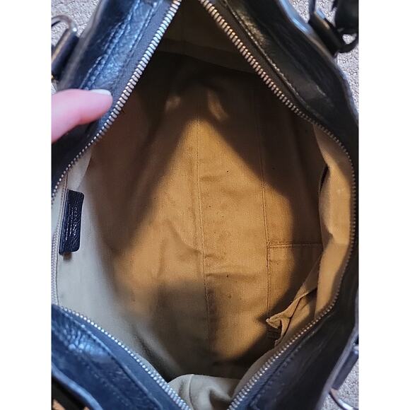 Salvatore Ferragamo Black Leather Bag Purse Authenticated - Picture 12 of 16